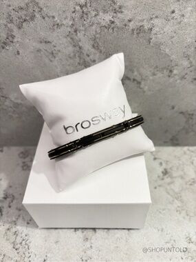 BROSWAY — BLACK & GOLD LINK BRACELET